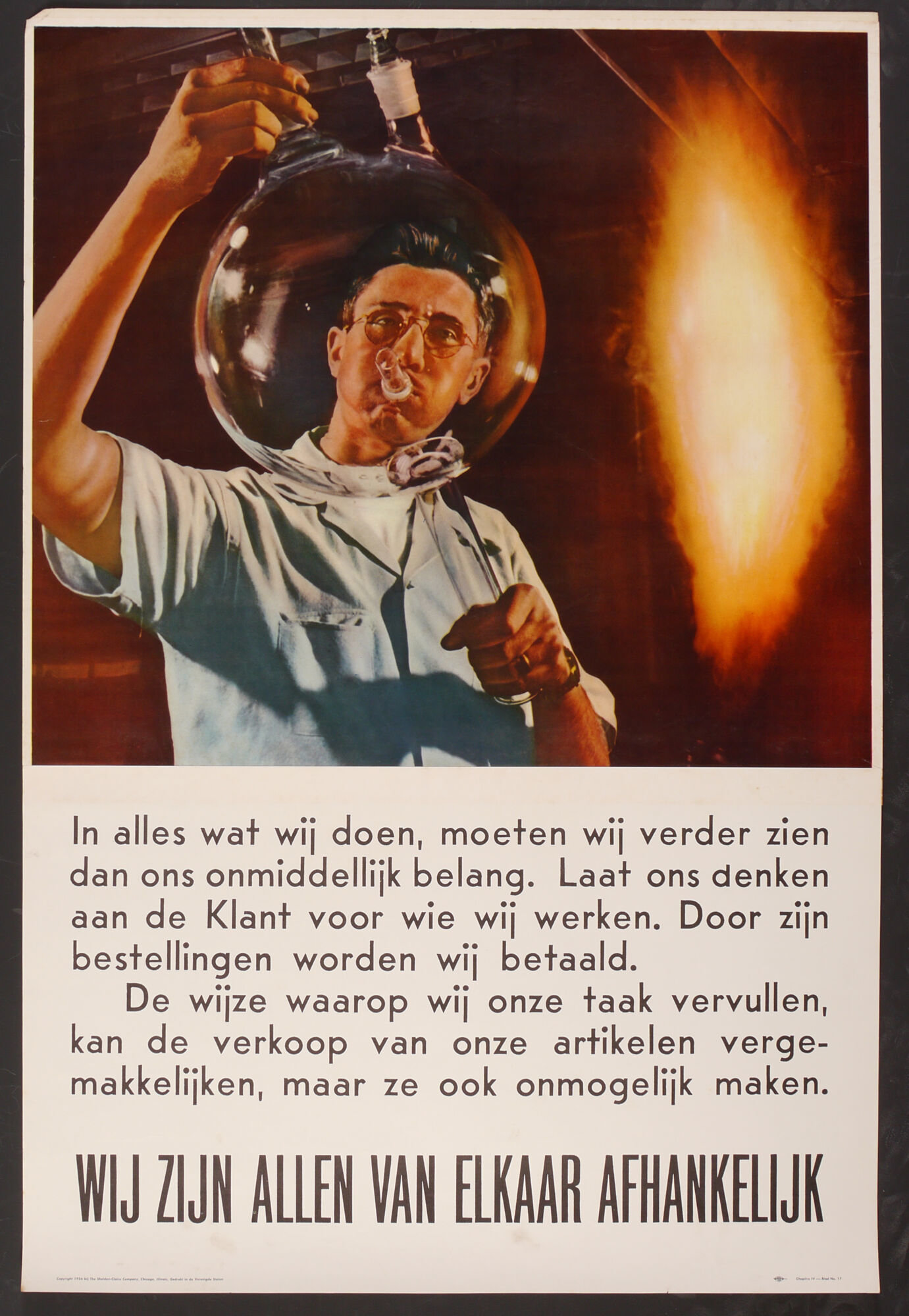 Affiche om werknemers te motiveren