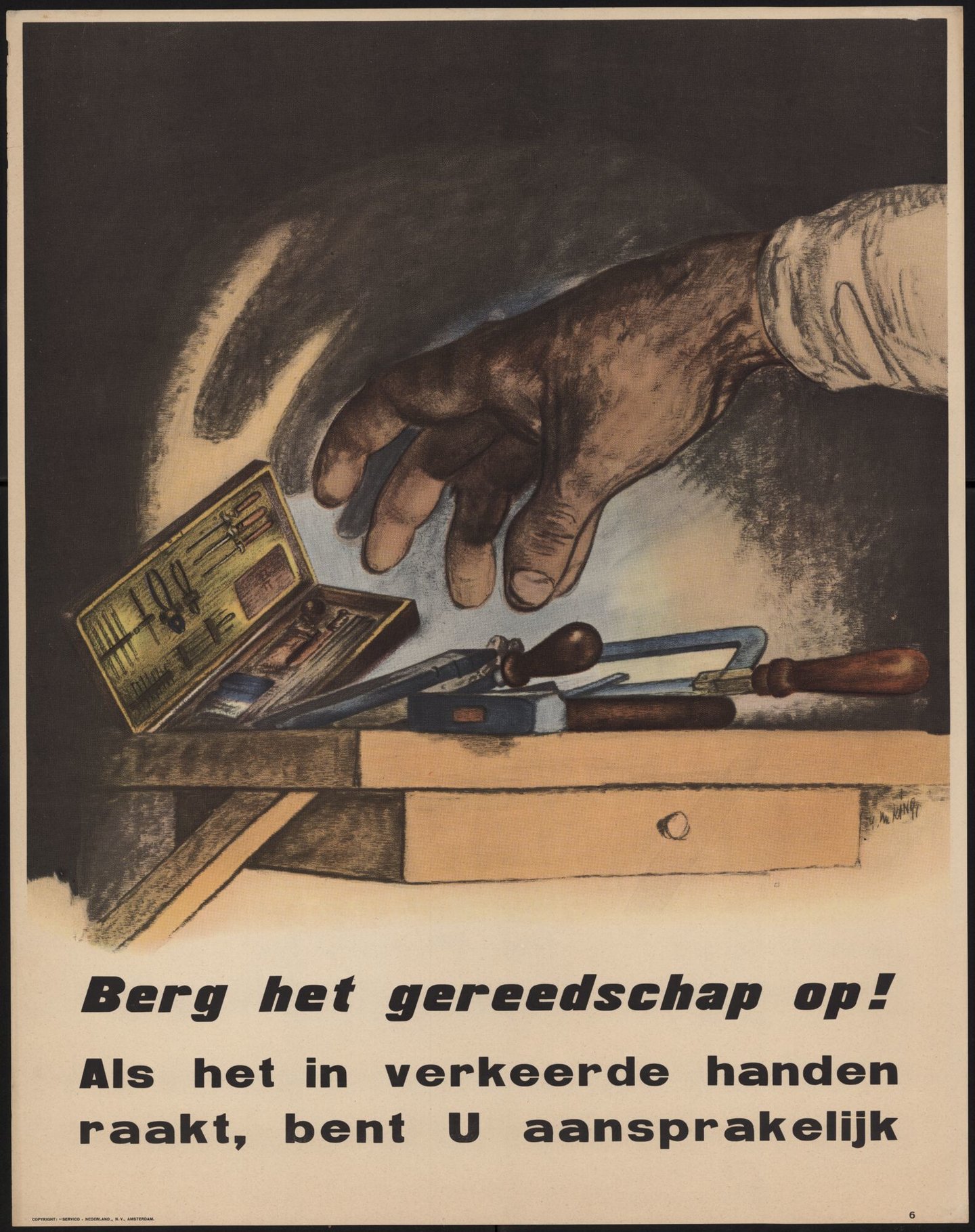 Affiche om werknemers te motiveren