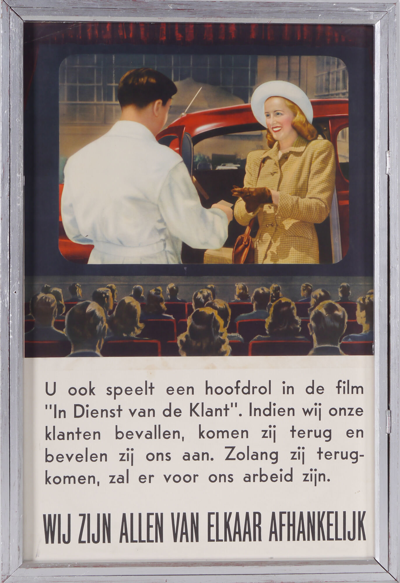 Affiche om werknemers te motiveren