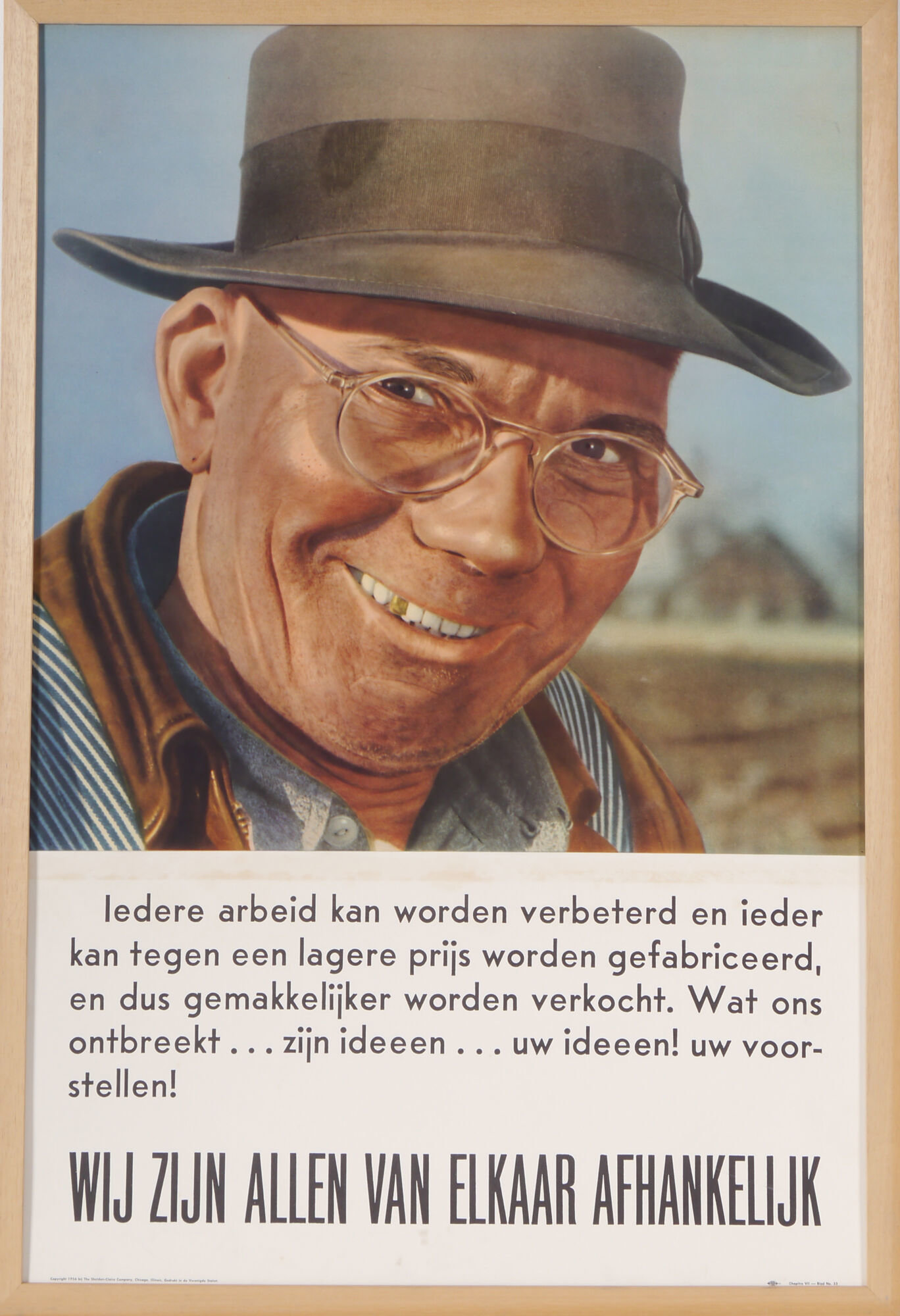 Affiche om werknemers te motiveren