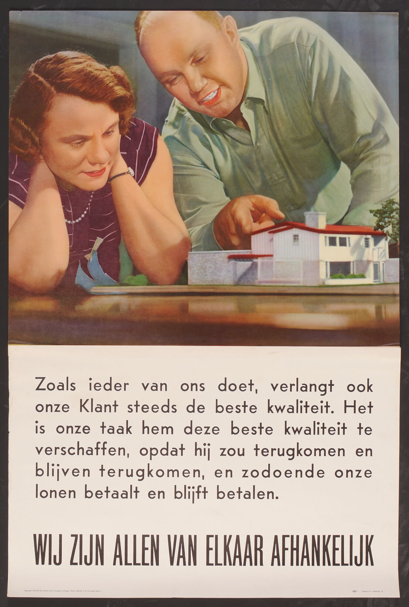 Affiche om werknemers te motiveren