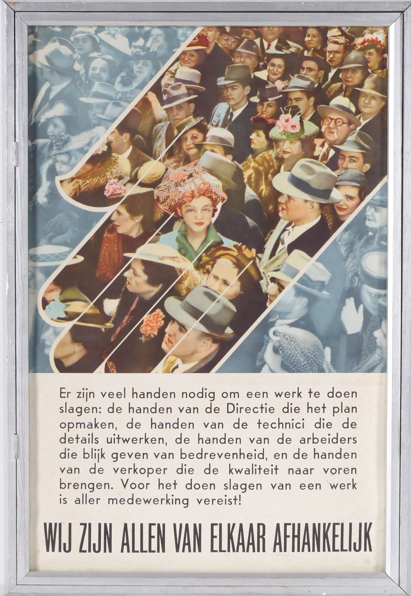 Affiche om werknemers te motiveren