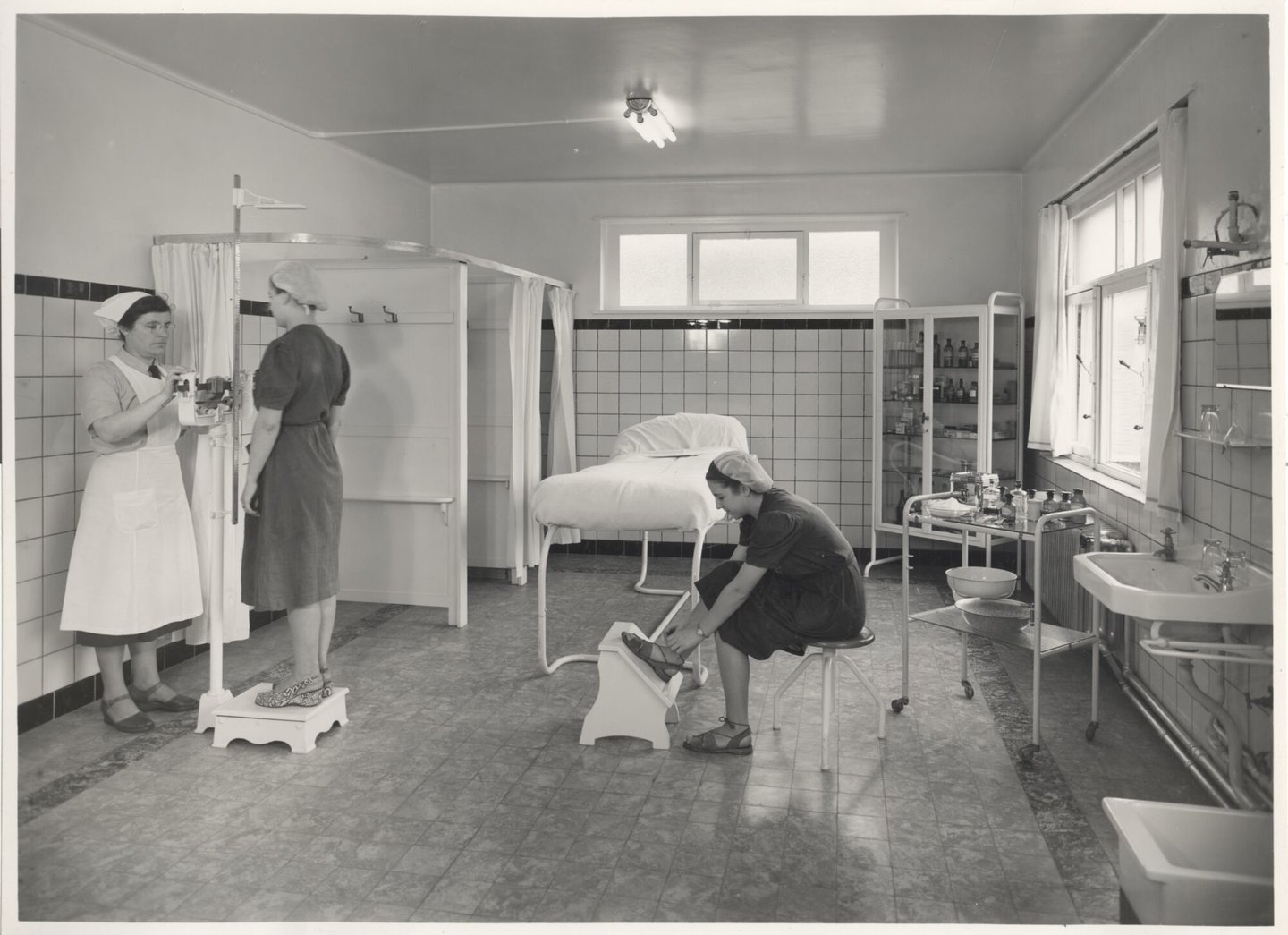 Medisch onderzoek bij aanwerving van nieuwe arbeidsters voor een UCO-vestiging