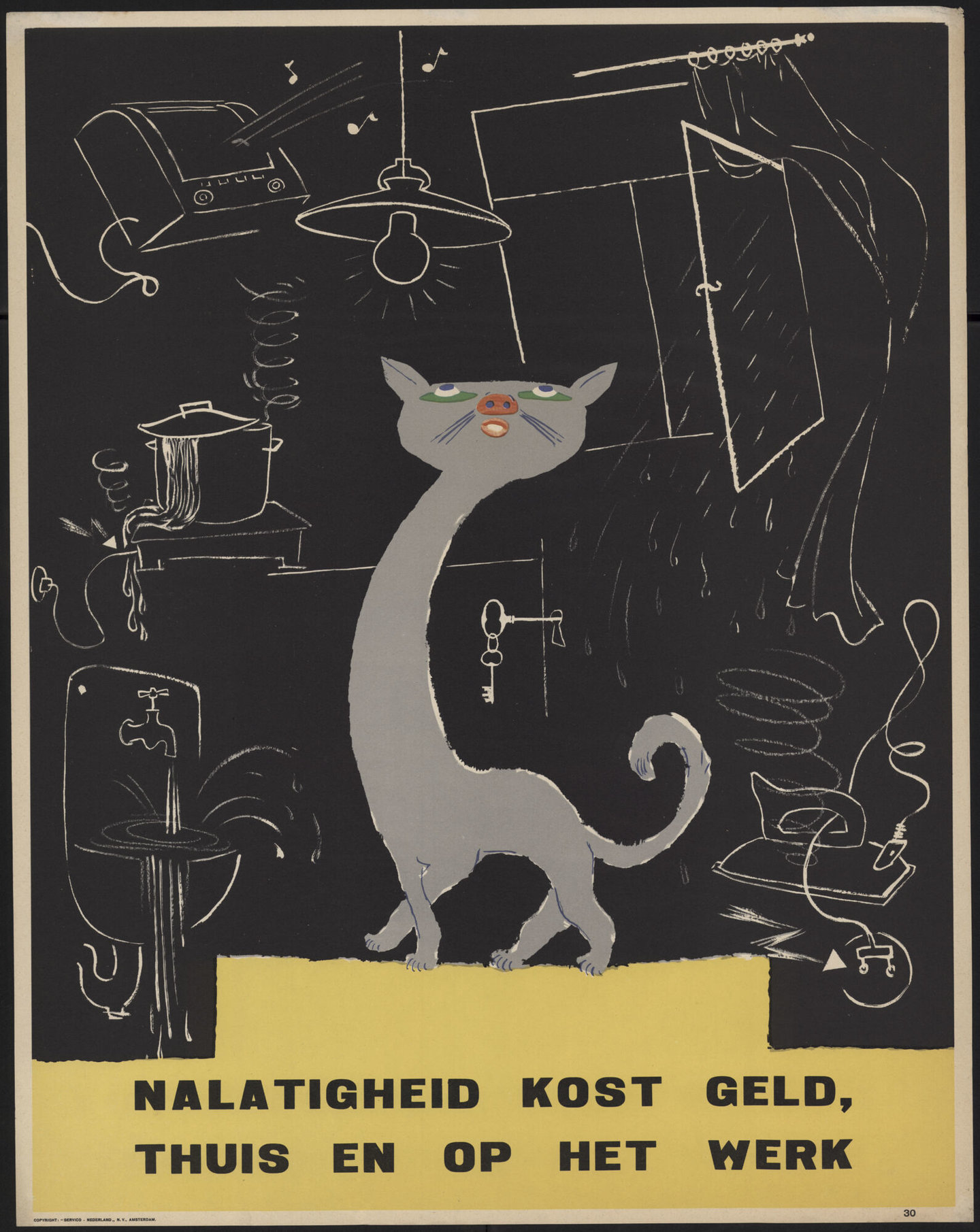 Affiche om werknemers te motiveren