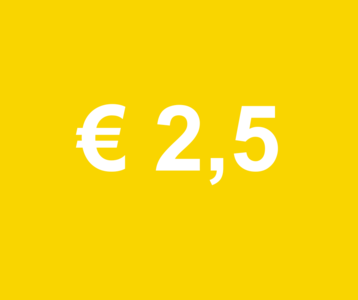 2,5 euro