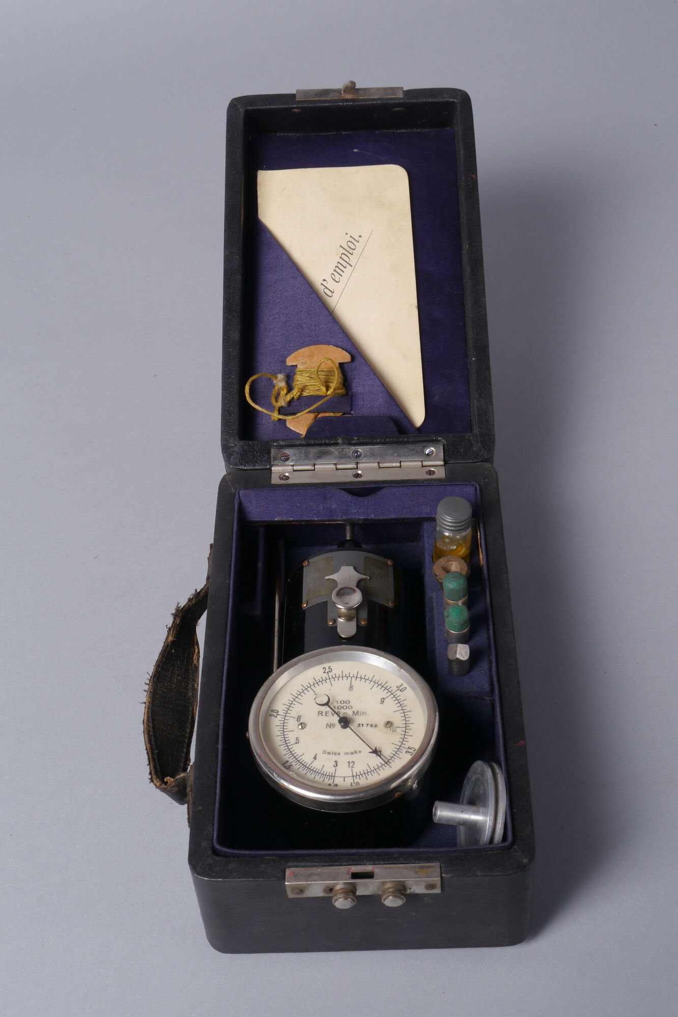 Mechanische tachometer of toerentalmeter
