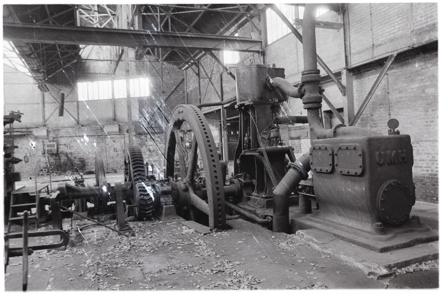 Walserij van koperfabriek Usine des Moulins in Warnant