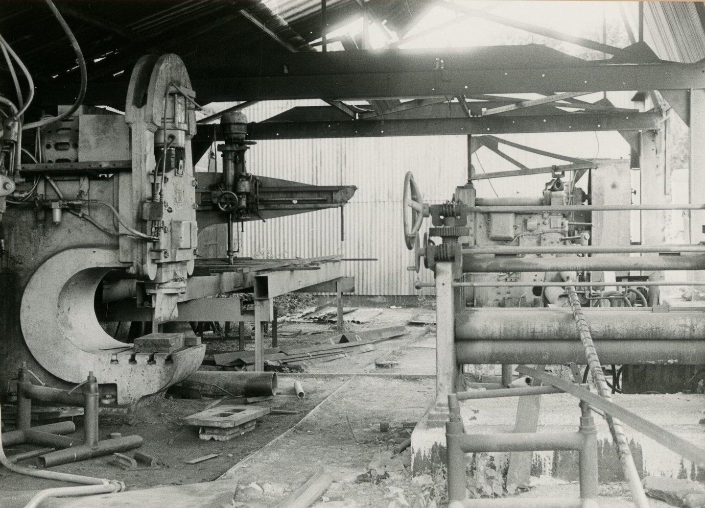 Machinewerkplaats van scheepswerf Michot Frères in Thuin