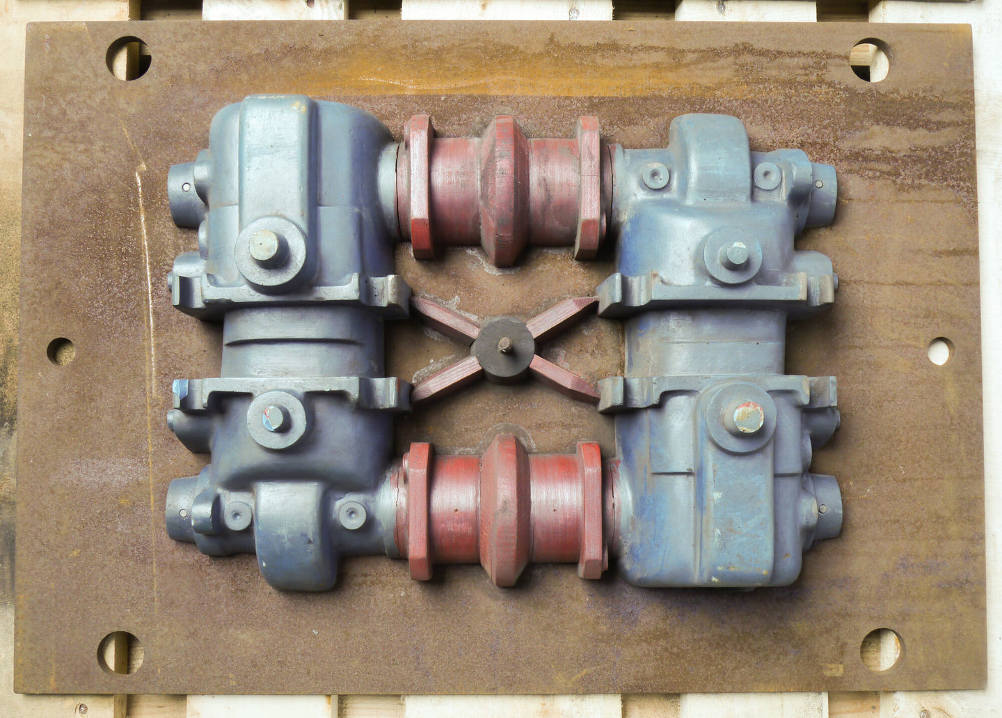 Model om gietvorm te maken voor pomponderdeel