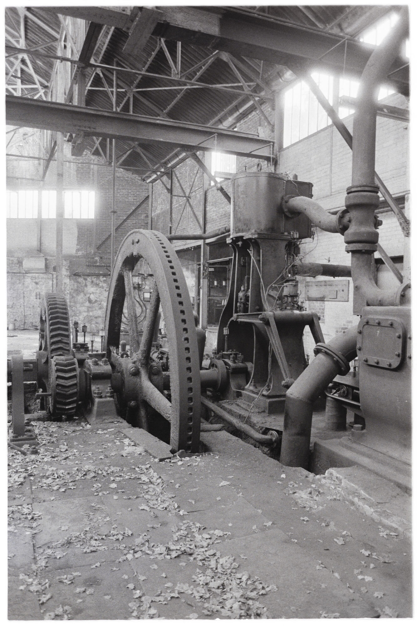 Walserij van koperfabriek Usine des Moulins in Warnant