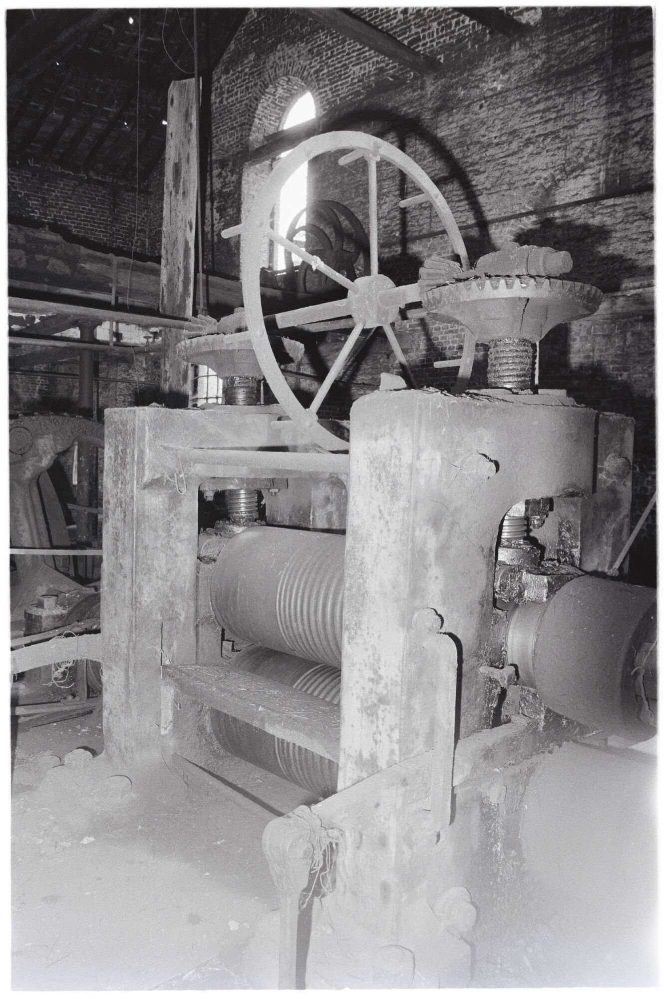 Walserij van koperfabriek Usine des Moulins in Warnant