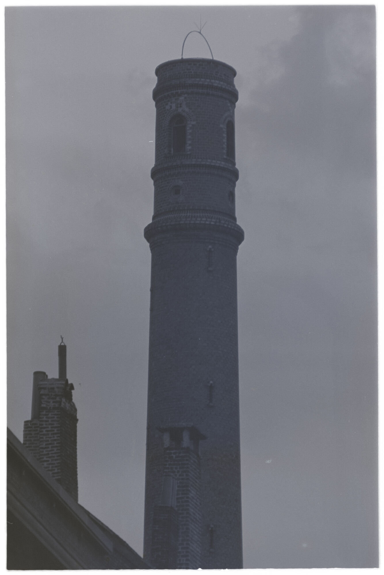 Loodsmelterij met loodtoren in Brussel