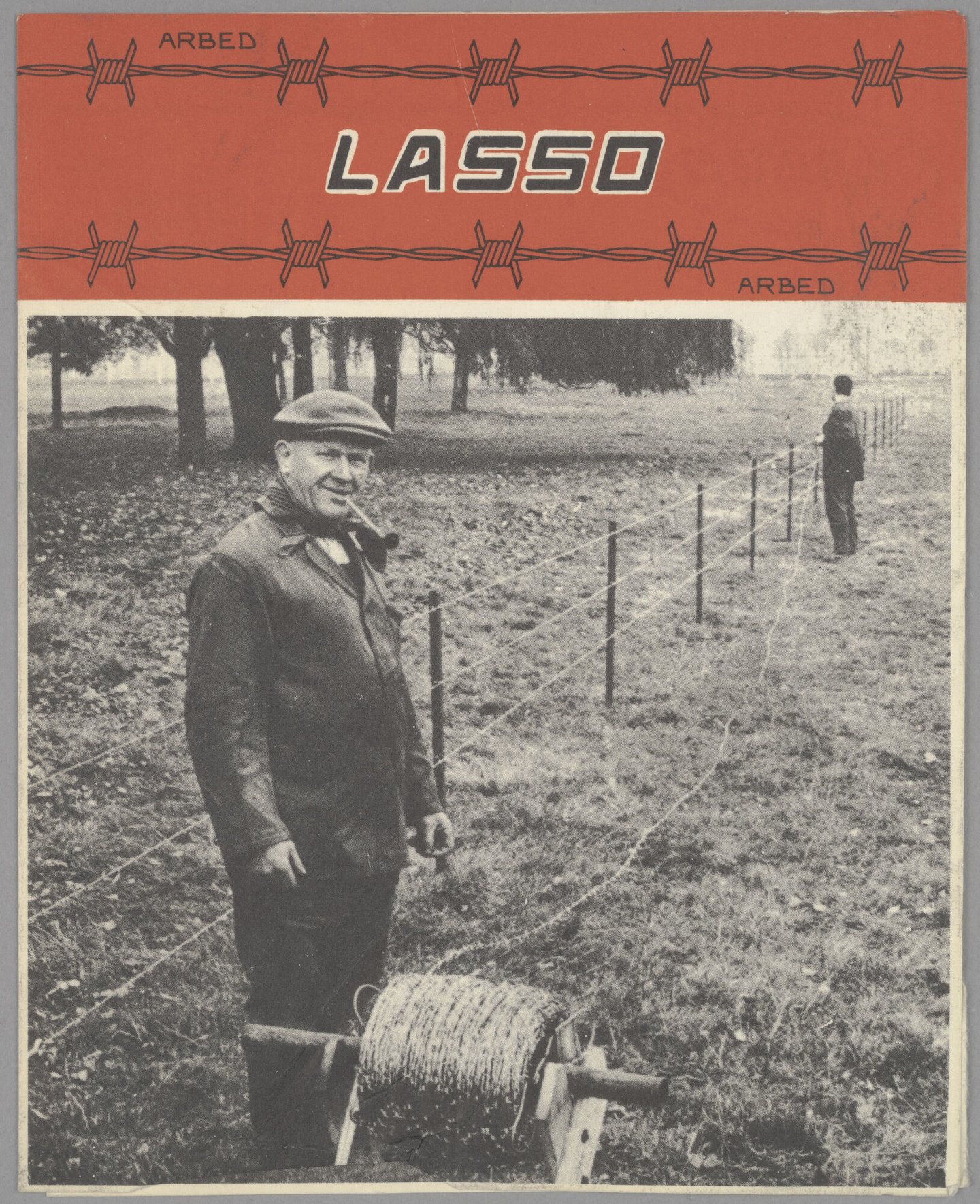 Productfolder met prikkeldraad van het merk Lasso