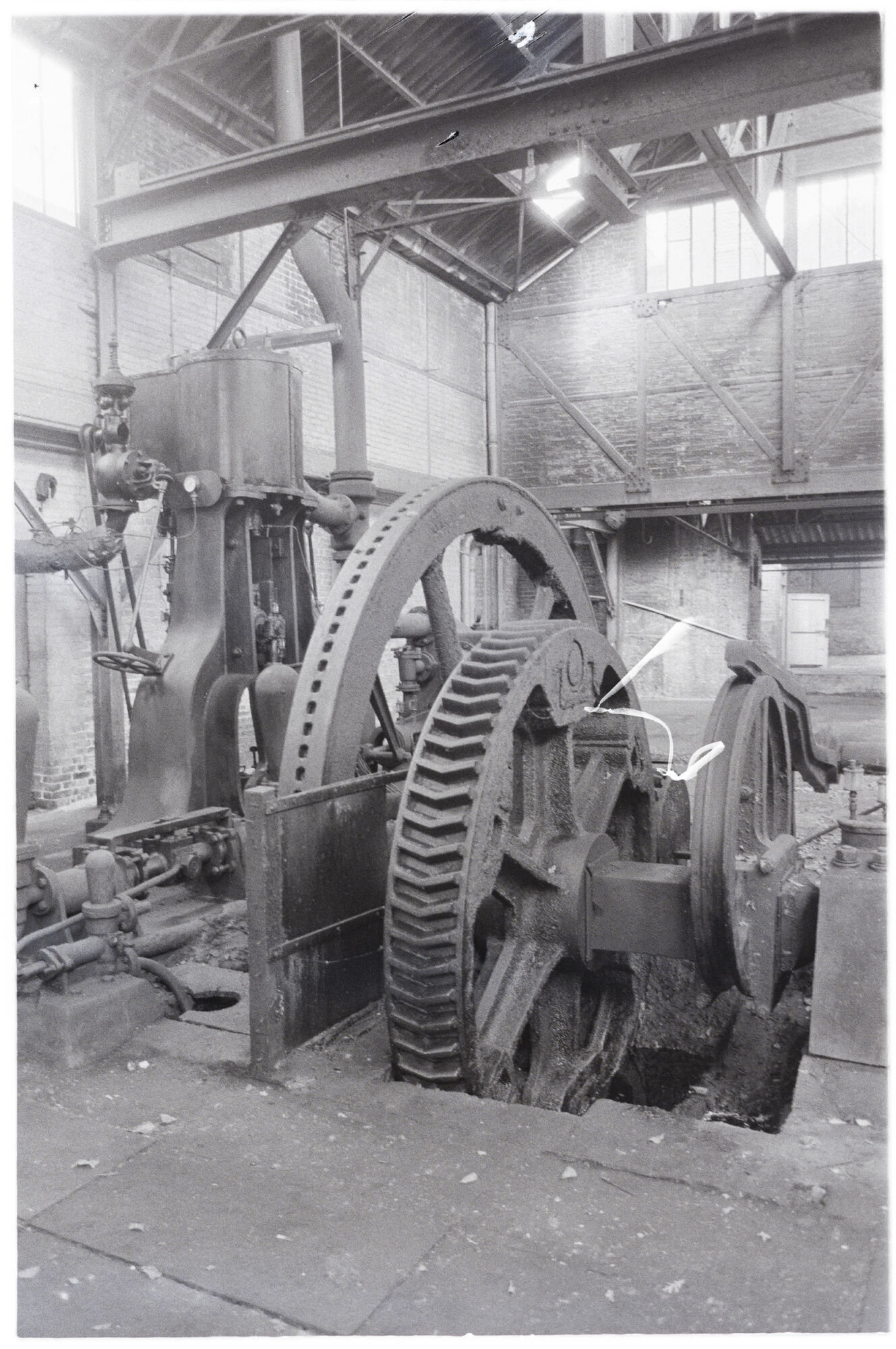 Walserij van koperfabriek Usine des Moulins in Warnant