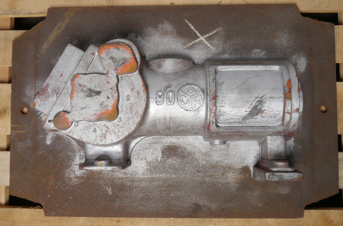 Model om gietvorm te maken voor pomponderdeel