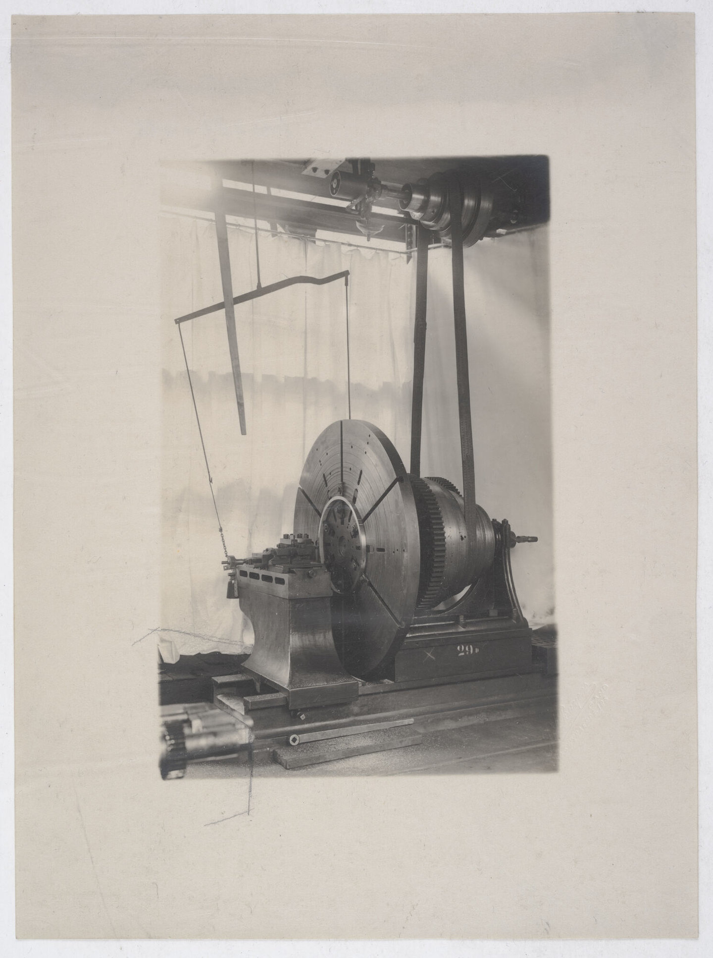 Werktuigmachine met centrale aandrijving bij machinebouwer Van den Kerchove in Gent