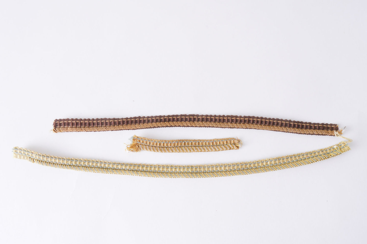 Galon of boord als onderdeel voor het vervaardigen van passement