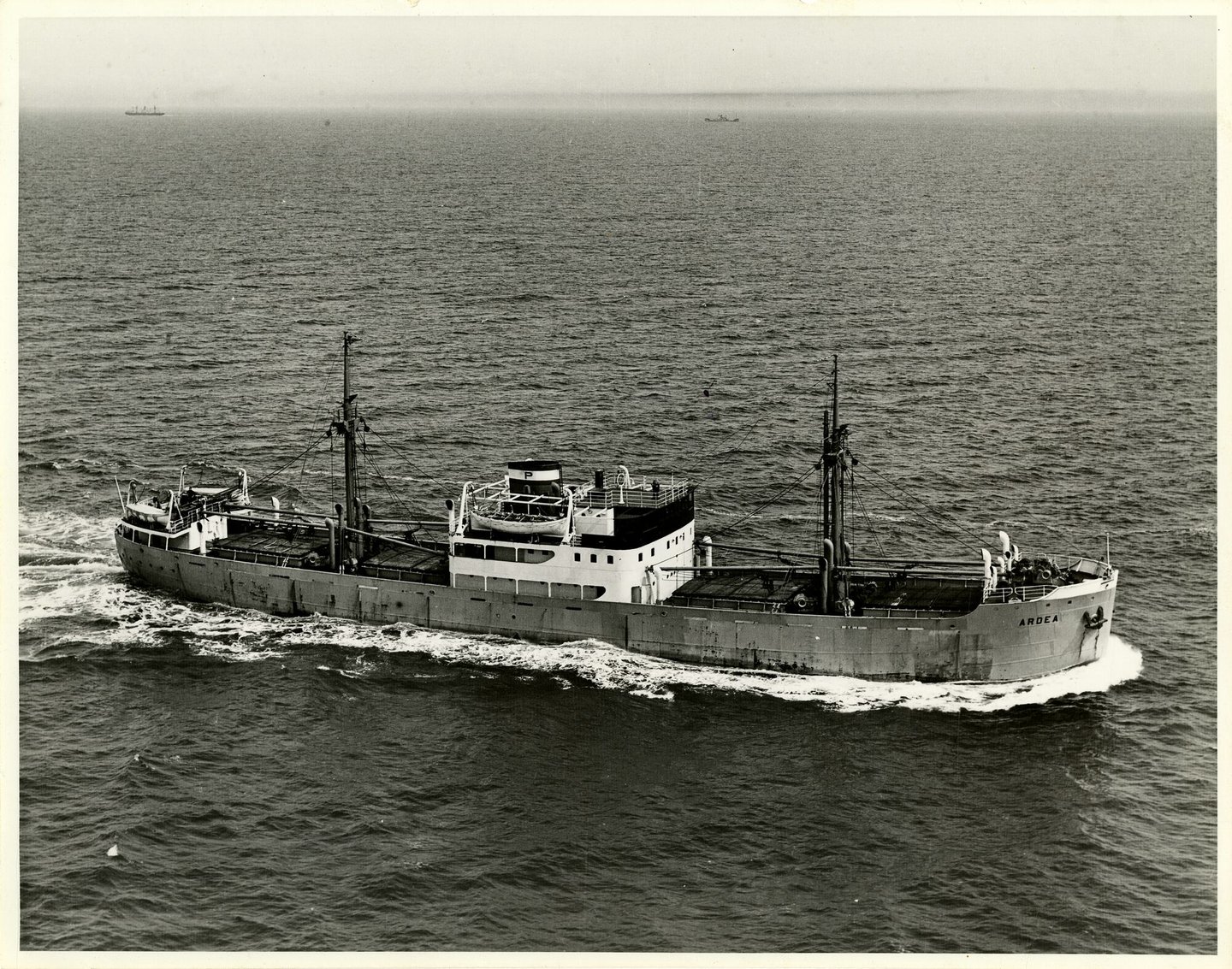Vrachtschip Ardea tijdens de vaart