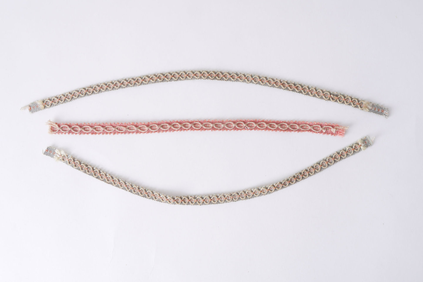 Galon of boord als onderdeel voor het vervaardigen van passement