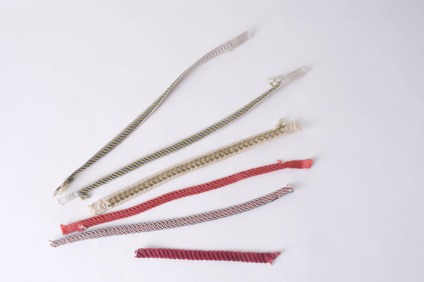 Galon of boord als onderdeel voor het vervaardigen van passement