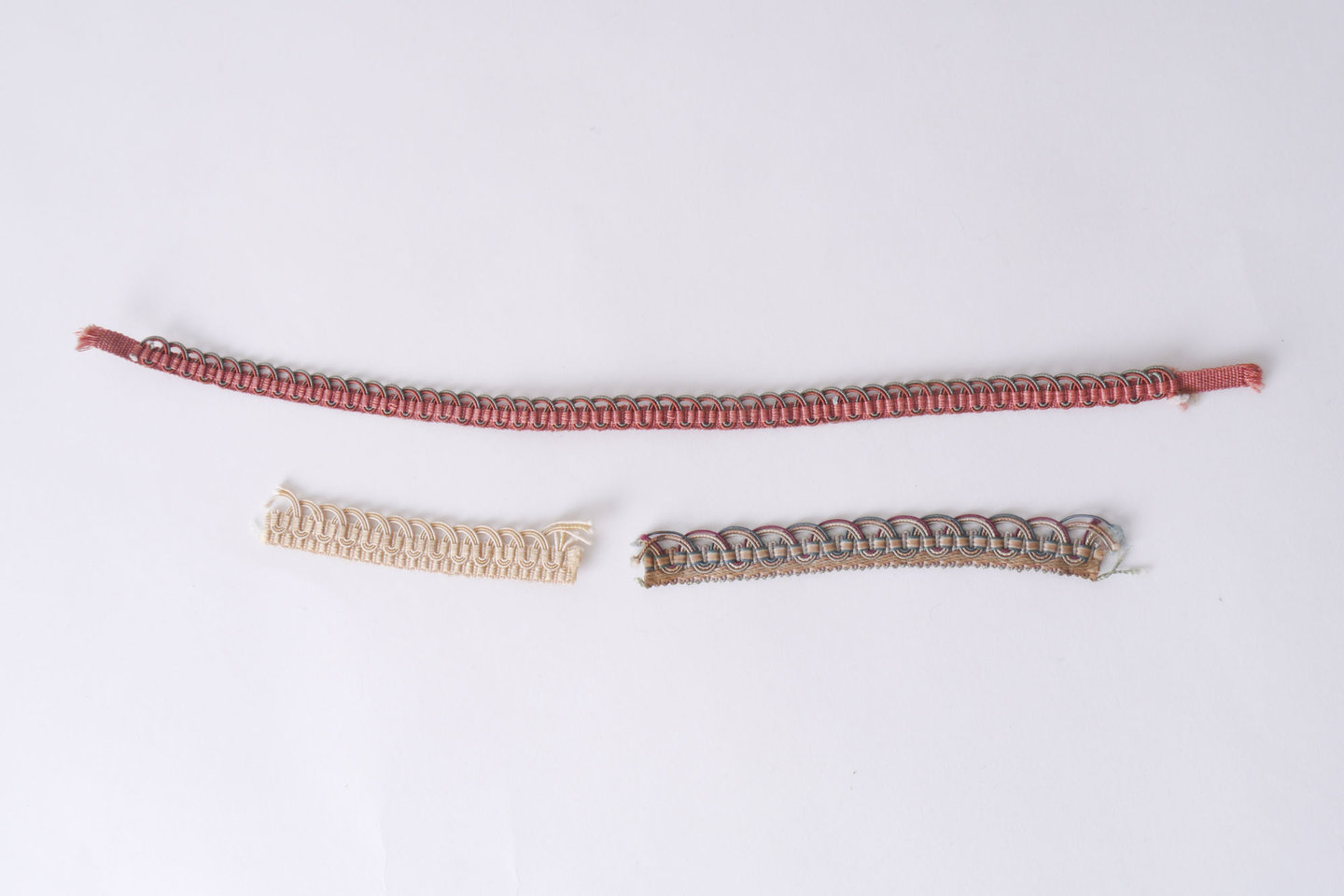 Galon of boord als onderdeel voor het vervaardigen van passement