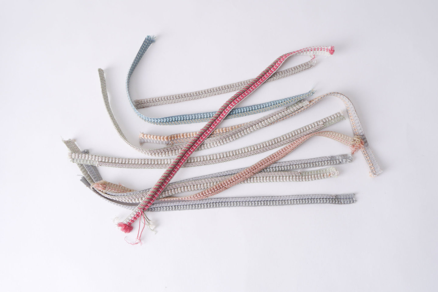 Galon of boord als onderdeel voor het vervaardigen van passement