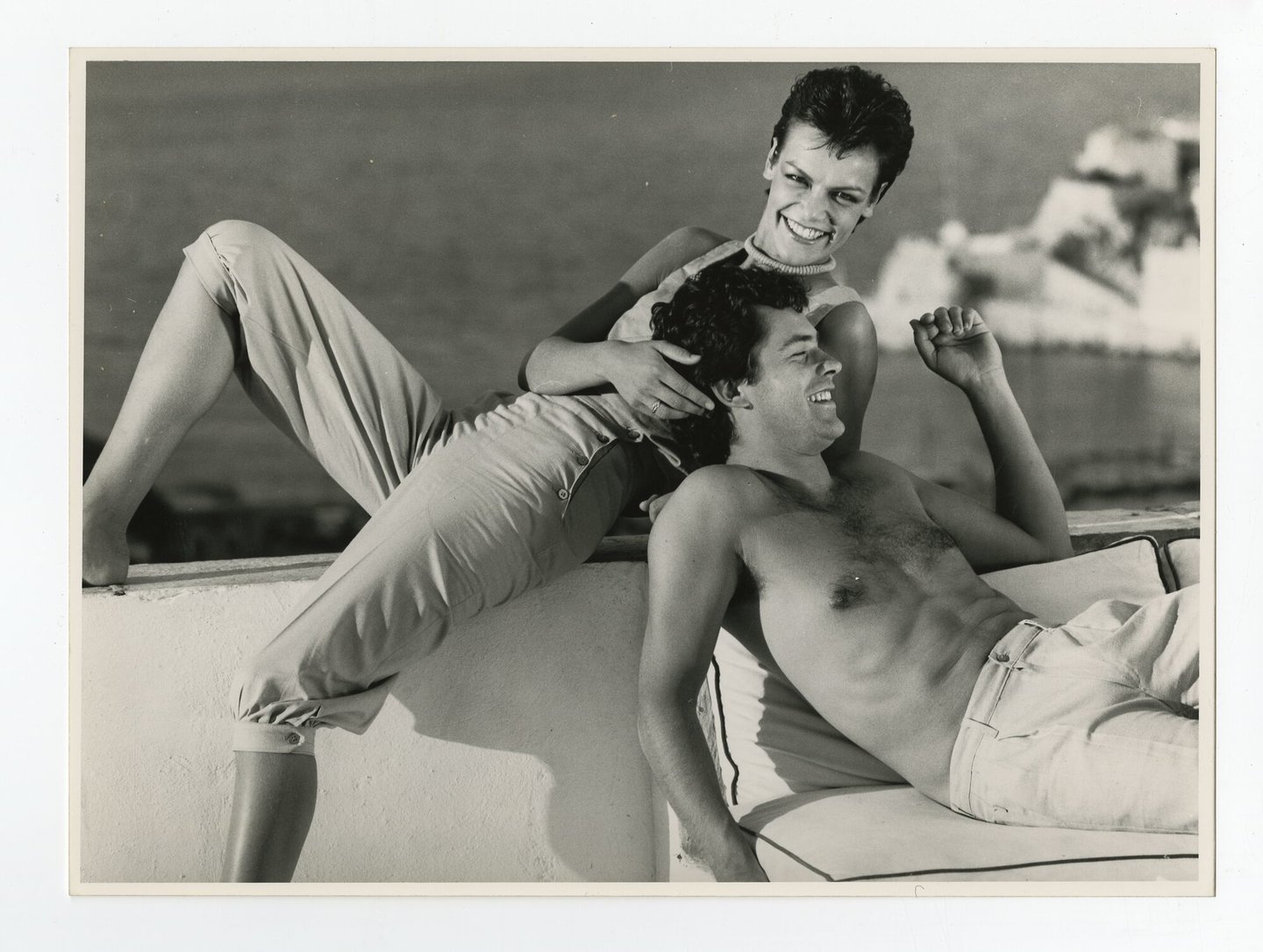 Publiciteitsfoto voor kleding van het Italiaanse confectiebedrijf Riorda