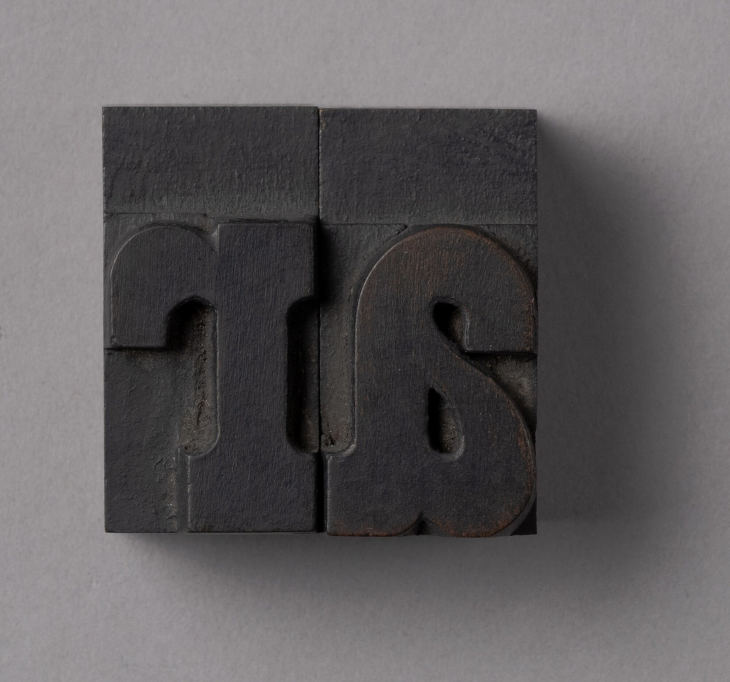 Houten drukletters van het type Antique Clarendon