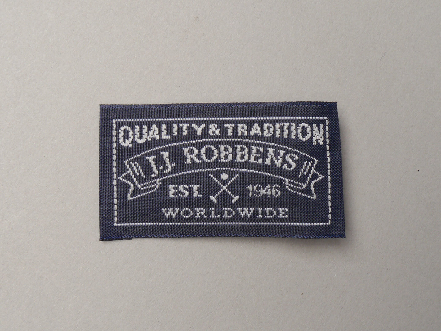 Etiket voor jeanskleding van het merk Rob's