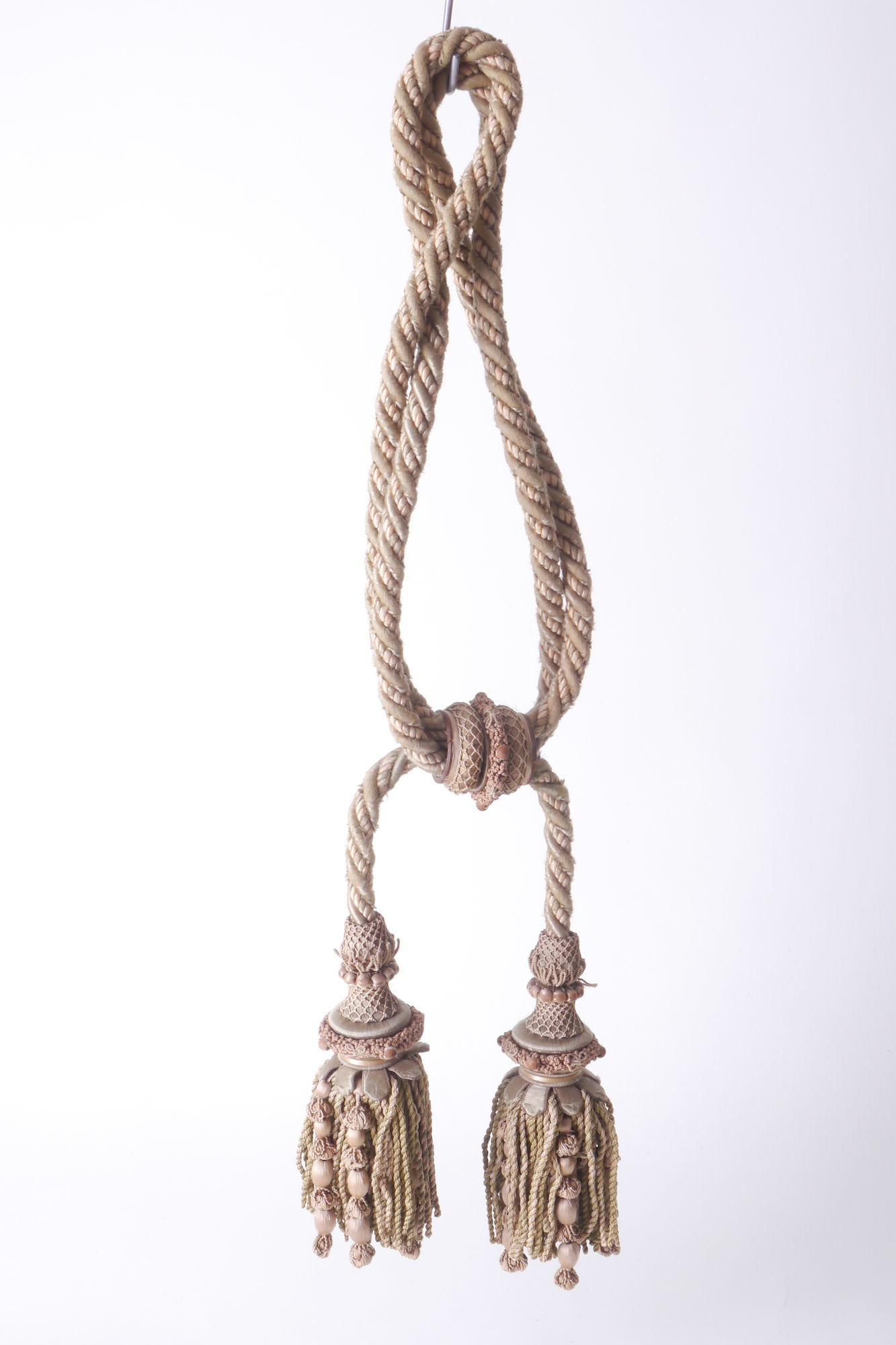 Embrasse om gordijn open te houden met 2 kwasten