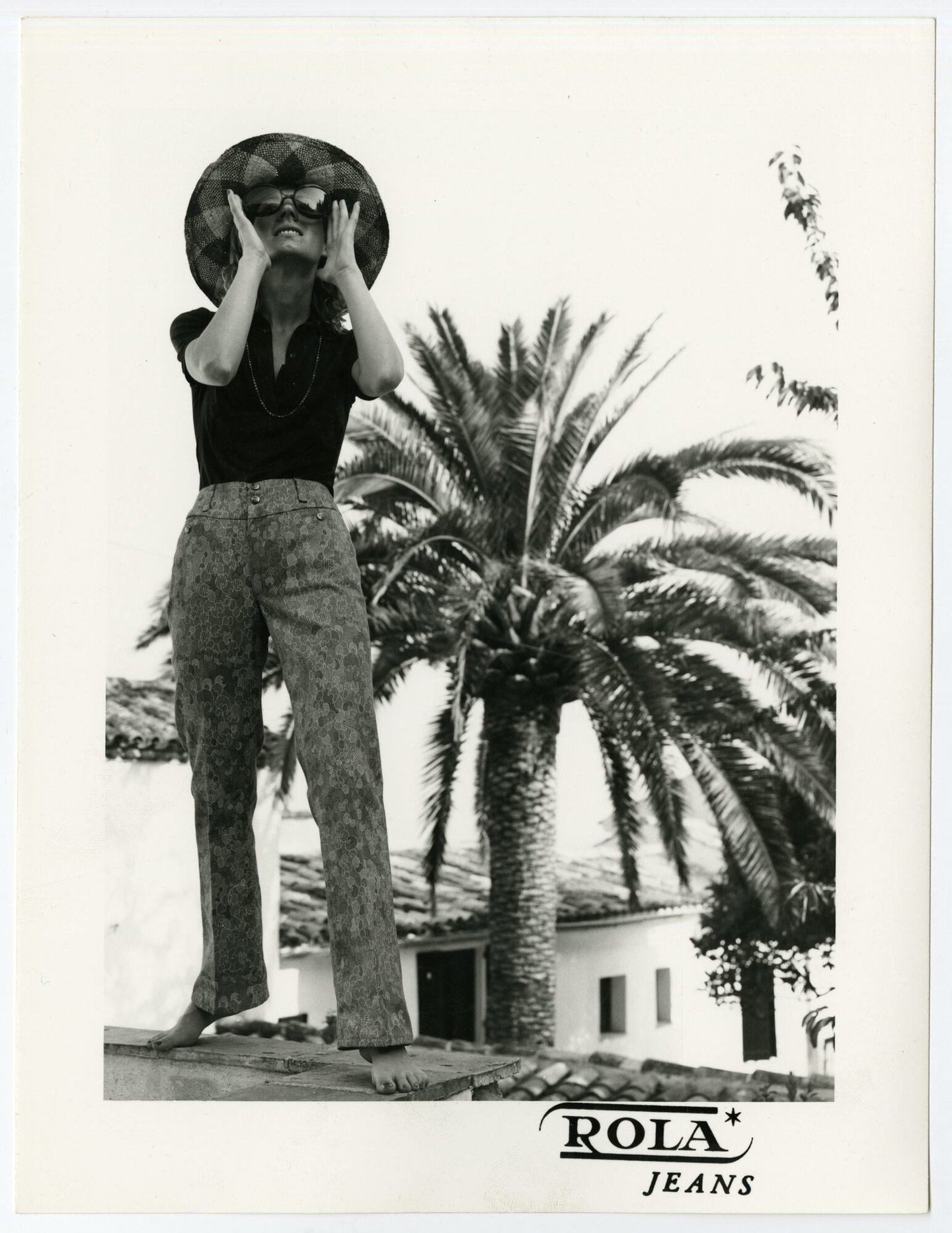 Publiciteitsfoto voor kleding van het merk Rola Jeans