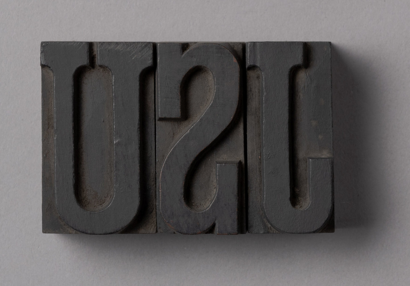 Houten drukletters van het type Antique Clarendon