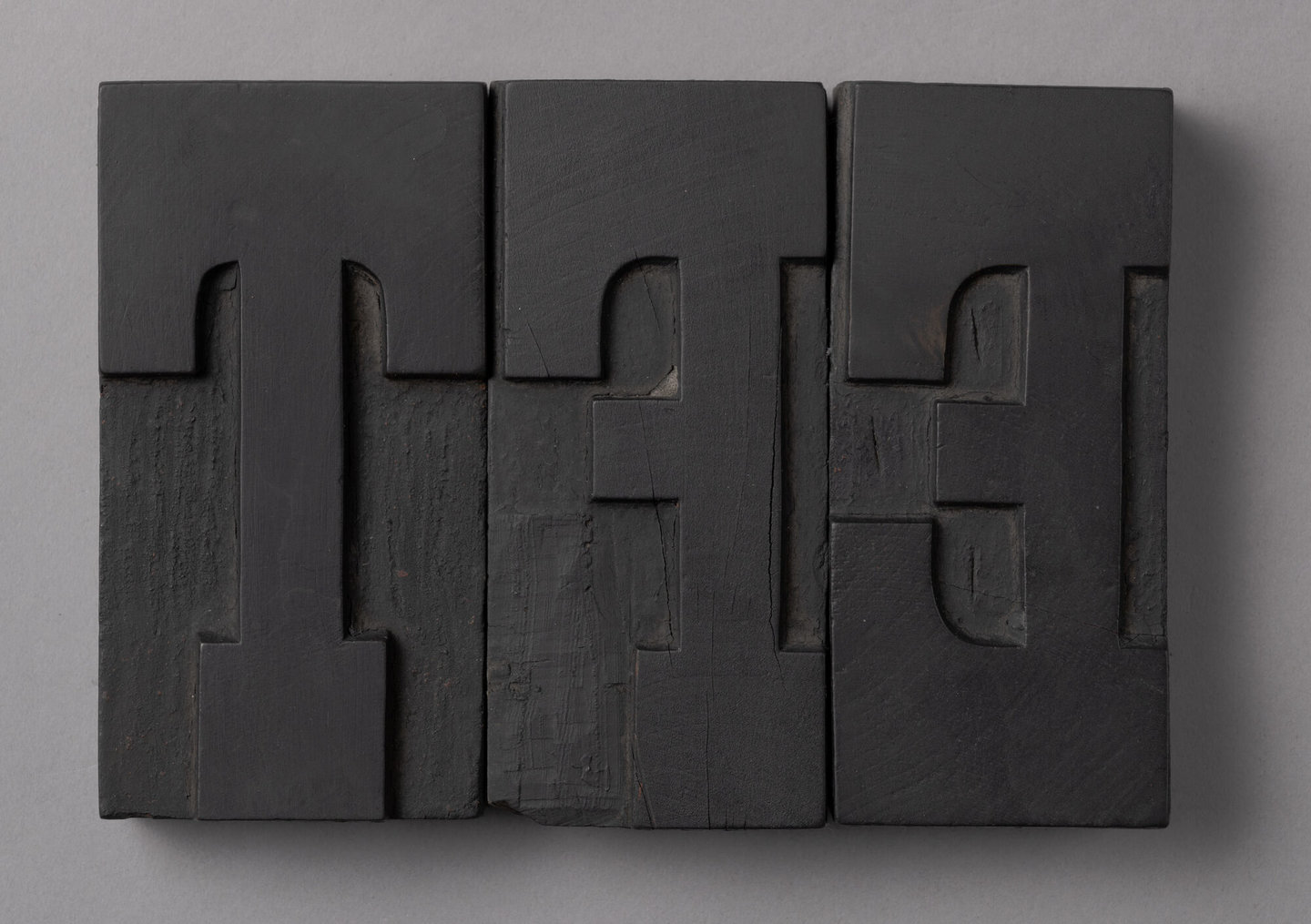 Houten drukletters van het type French Antique