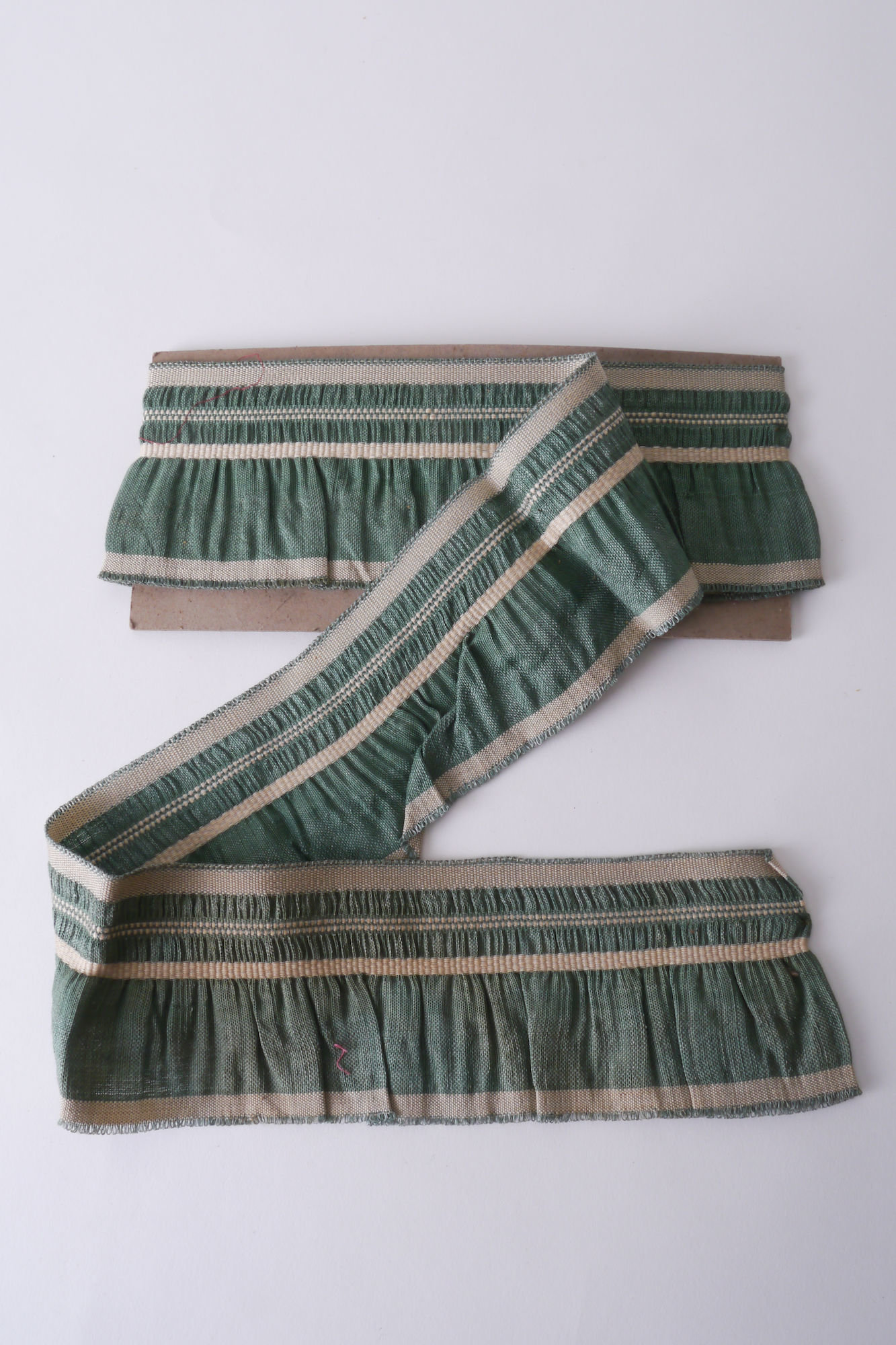 Galon of boord als onderdeel voor het vervaardigen van passement