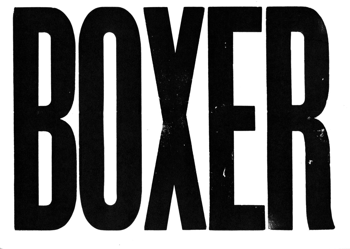 Houten drukletters van het type Gothic