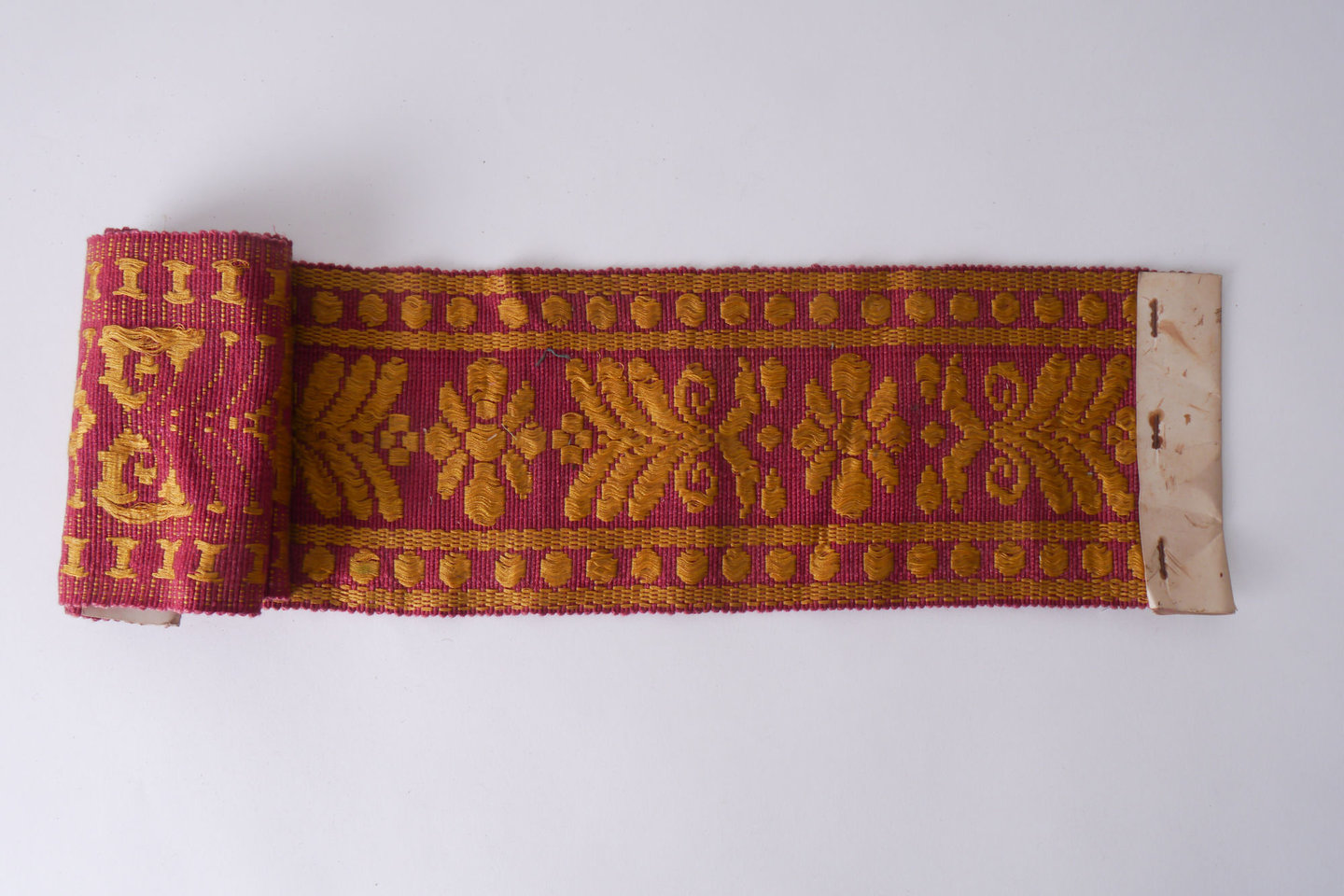 Galon of boord als onderdeel voor het vervaardigen van passement