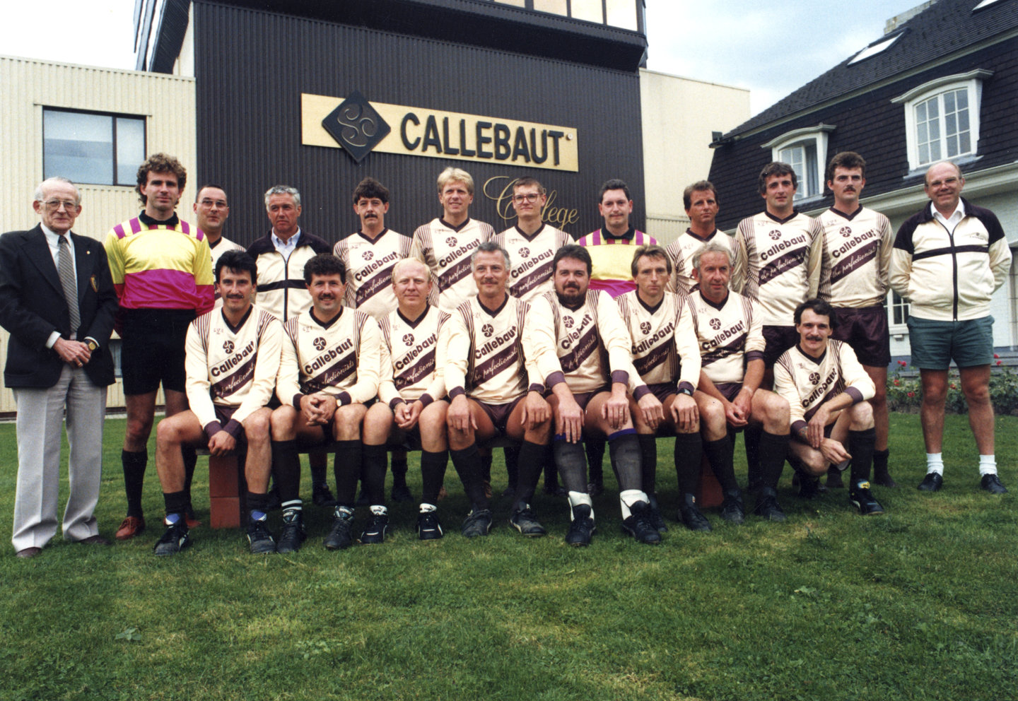 Bedrijfsvoetbalploeg van chocoladefabrikant Callebaut in Wieze