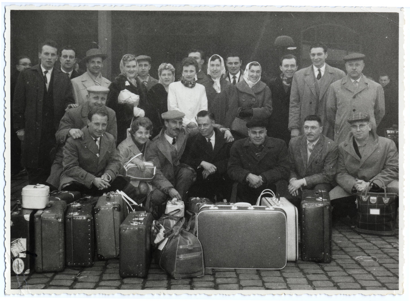 Uitstap van bedrijfsvoetbalploeg van Elektrische Tramwegen van Gent