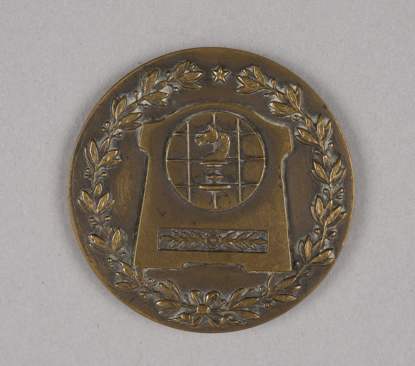 Medaille gewonnen op een schaakwedstrijd georganiseerd door SEM