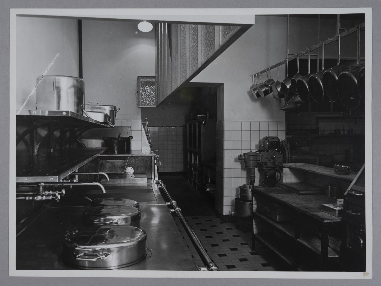 Binnenzicht van een grootkeuken