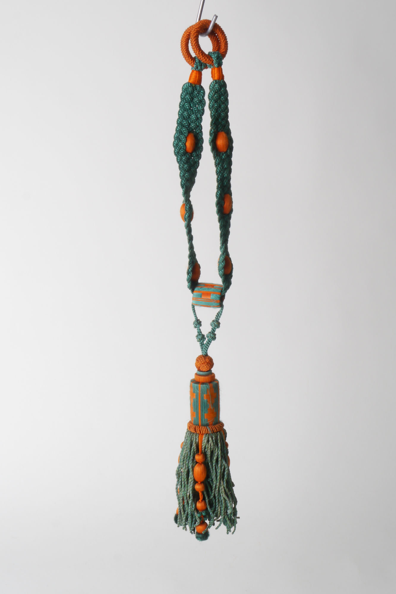 Vlakke embrasse om gordijn open te houden met 1 kwast