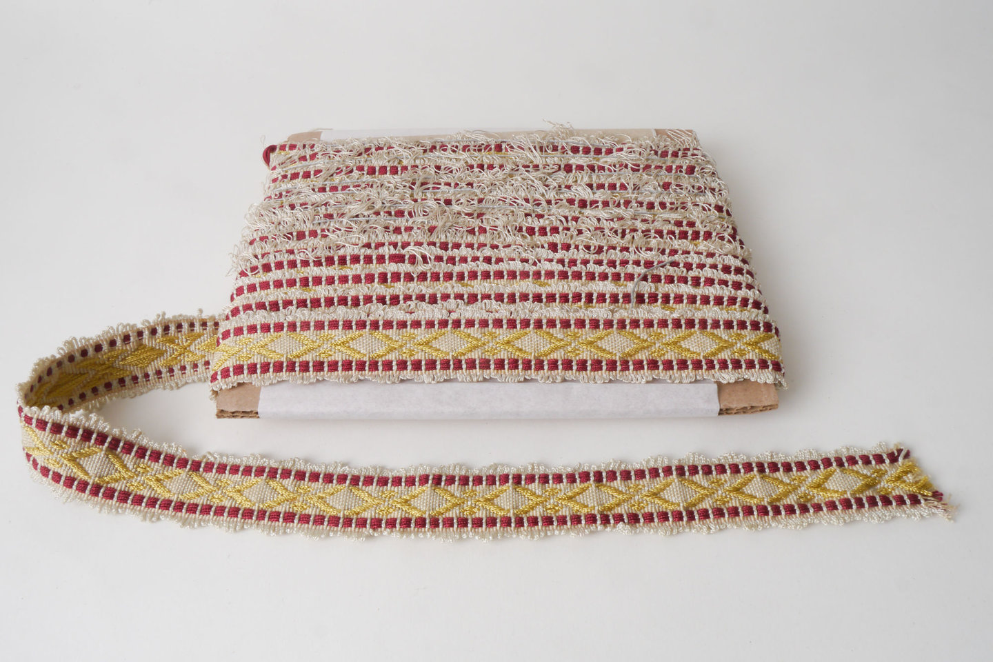 Galon of boord als onderdeel voor het vervaardigen van passement