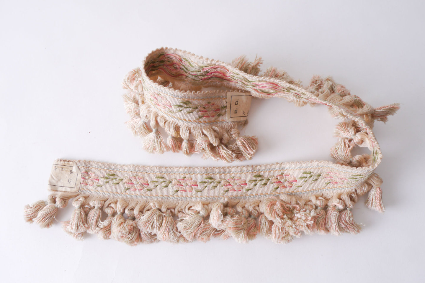 Frange als onderdeel voor het vervaardigen van passement