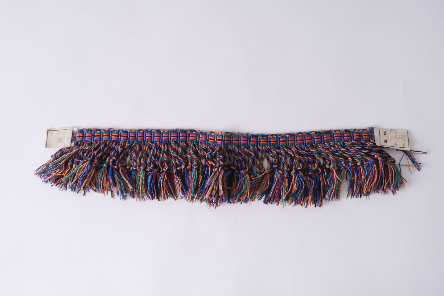 Frange als onderdeel voor het vervaardigen van passement