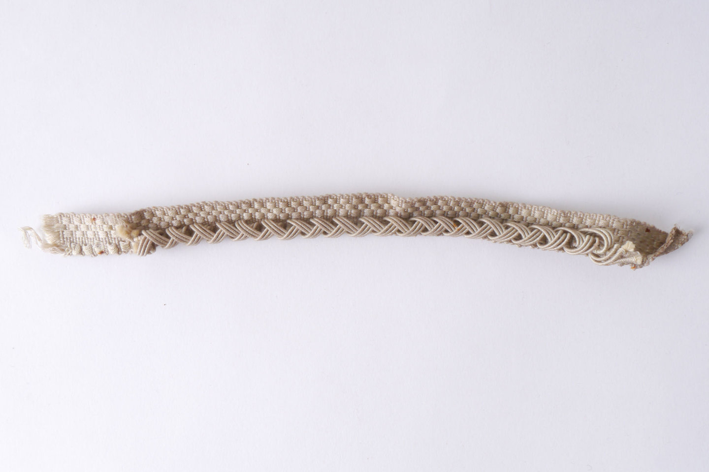 Galon of boord als onderdeel voor het vervaardigen van passement