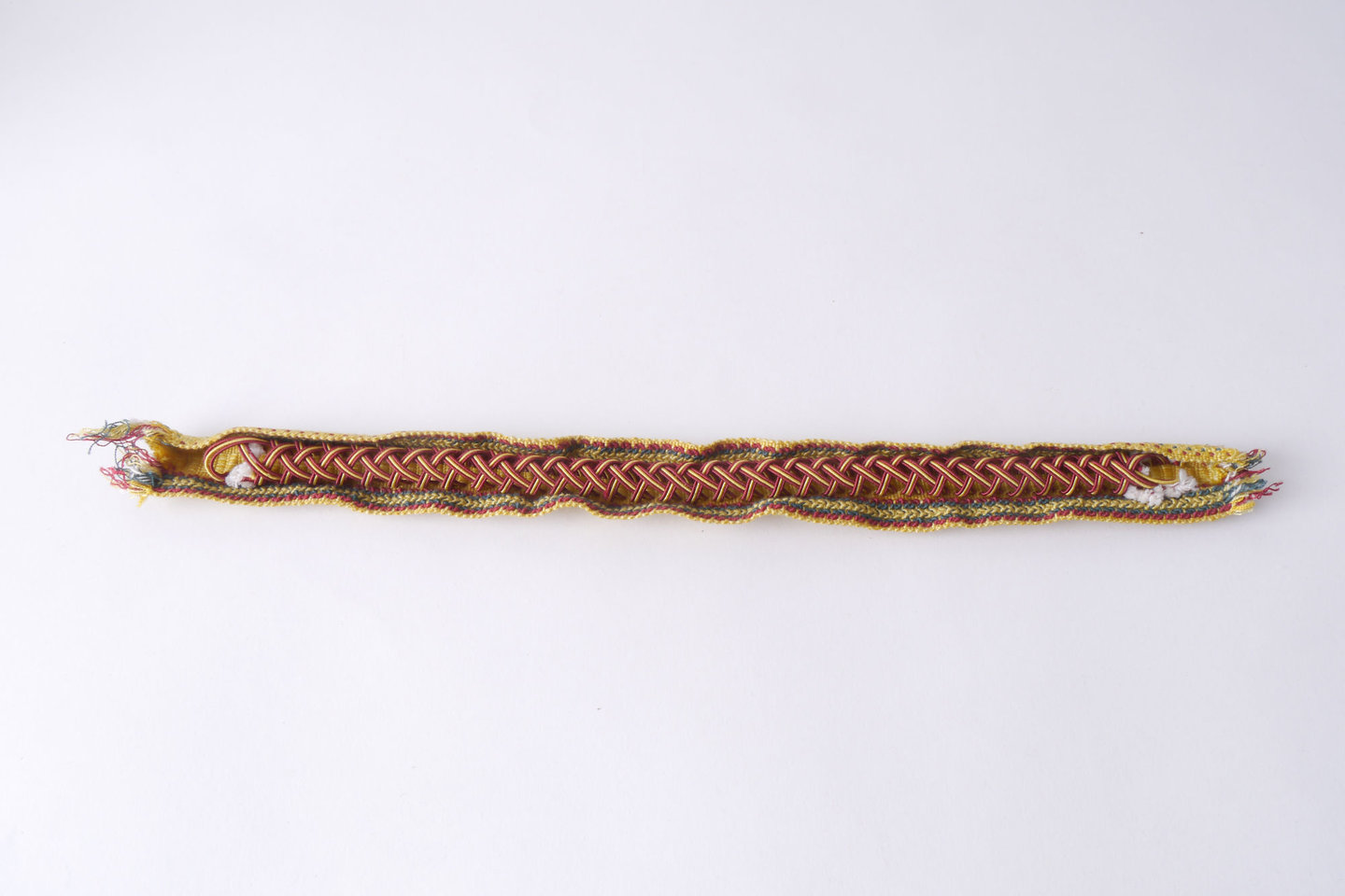 Galon of boord als onderdeel voor het vervaardigen van passement