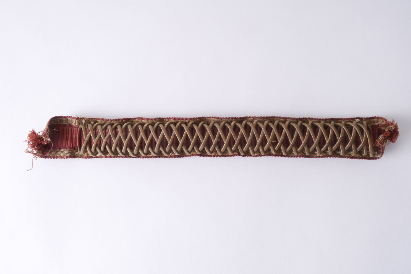 Galon of boord als onderdeel voor het vervaardigen van passement