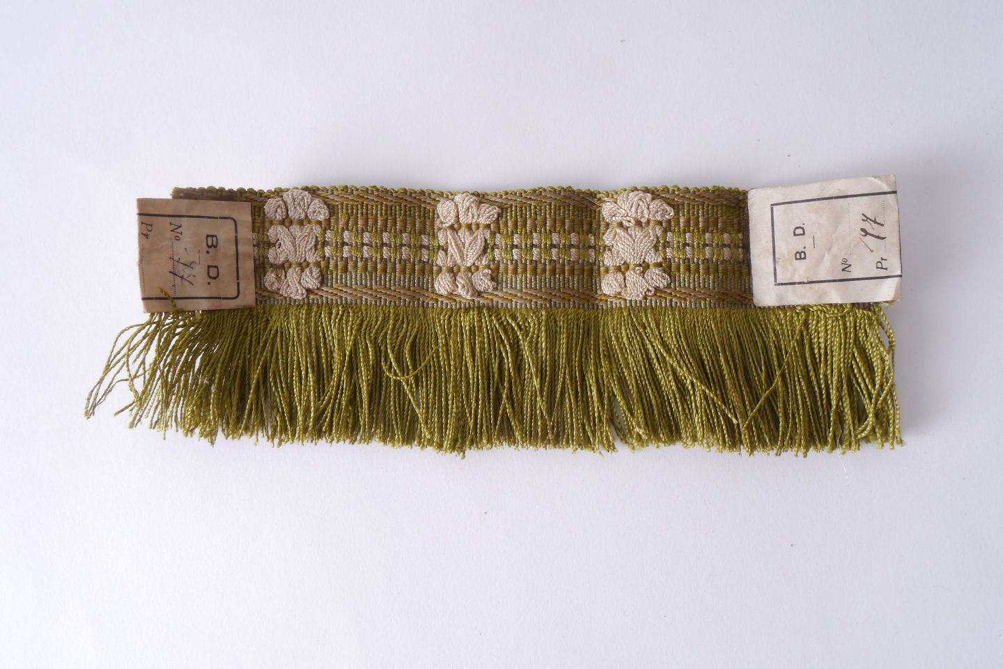 Effilé als onderdeel voor het vervaardigen van passement