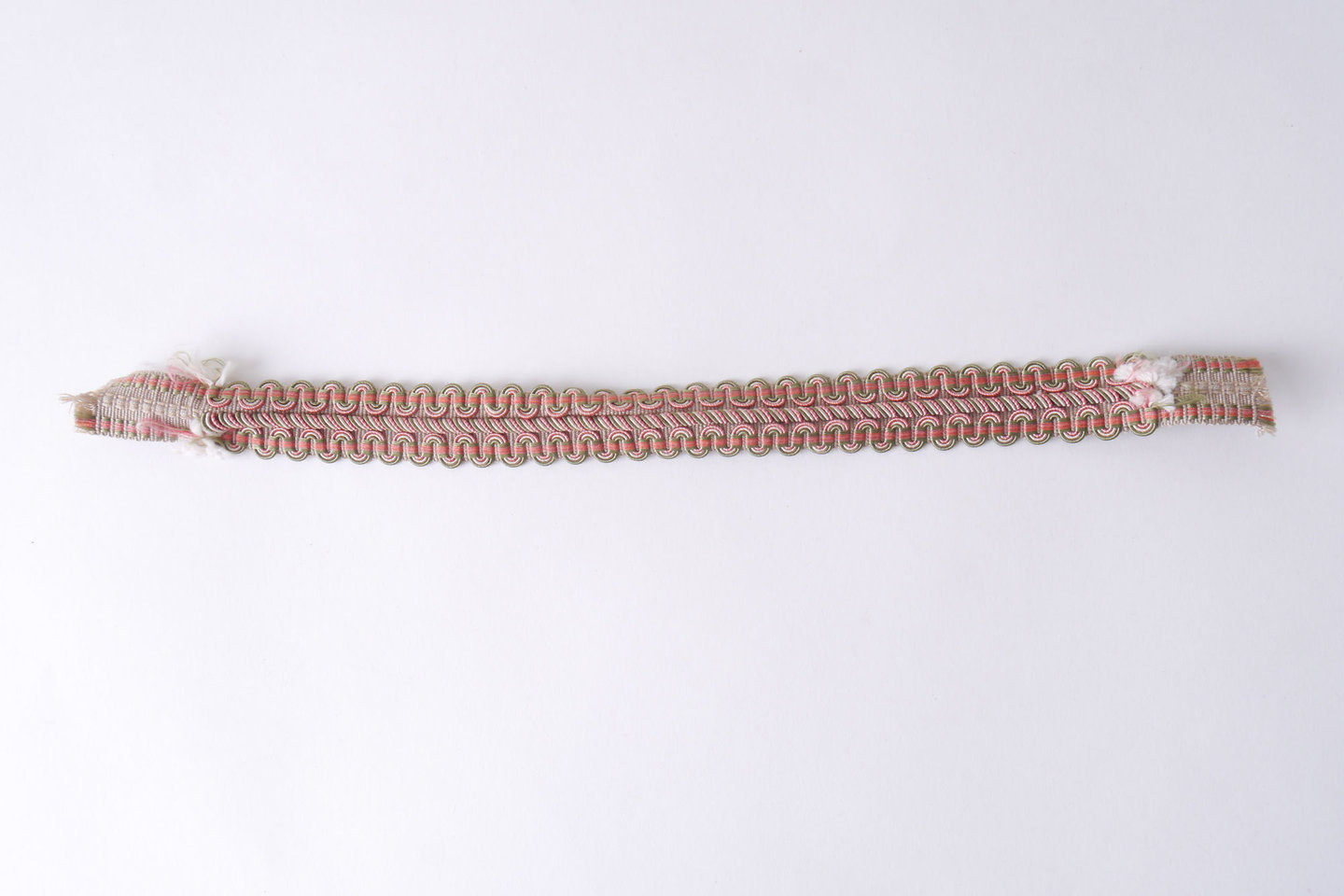 Galon of boord als onderdeel voor het vervaardigen van passement