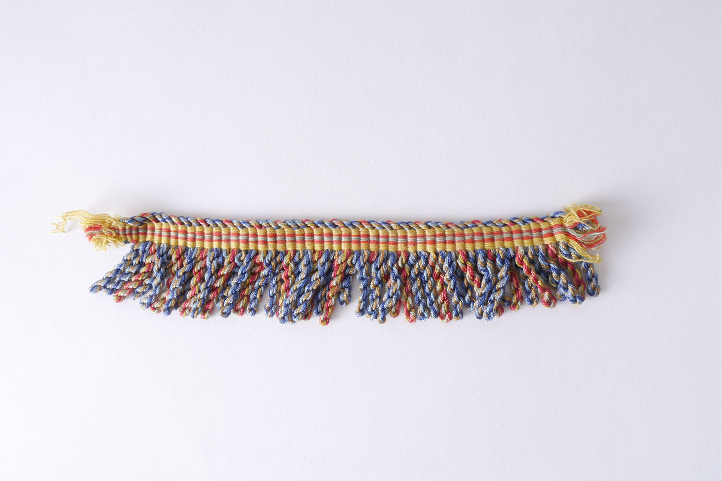 Frange als onderdeel voor het vervaardigen van passement